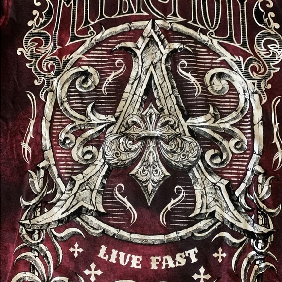 Men’s Large NWOT Long Sleeve Authentic Affliction Shirt. Buckle Purchase. FIRM $ - Picture 2 of 6